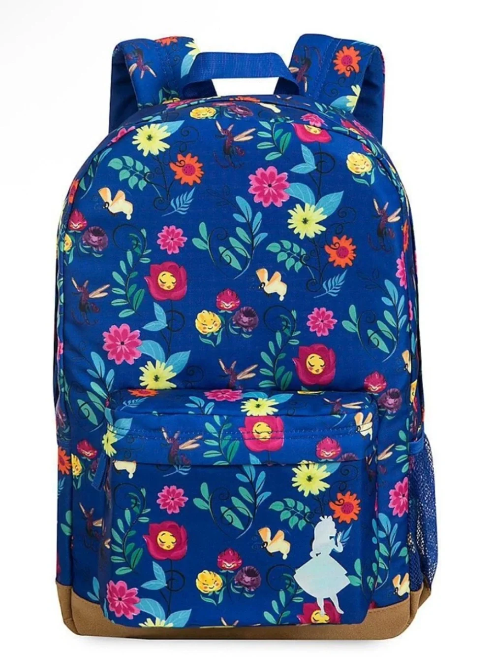 Disney Store Alice Backpack School Adult Alice in Wonderland Floral Print